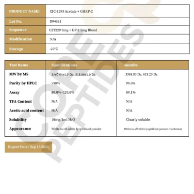 CJC-1295 & GHRP-2 Blend (10mg)