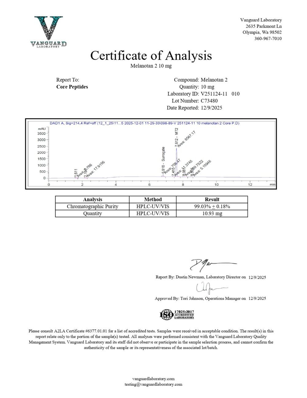 Melanotan 2 (10mg)