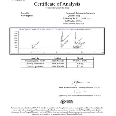 Tesamorelin_Ipamorelin-8mg-COA Tesamorelin & Ipamorelin Blend (8mg)